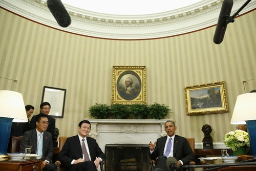 Hình ảnh Chủ tịch Trương Tấn Sang tại Nhà Trắng  - ảnh 5